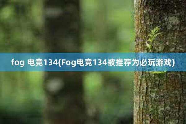 fog 电竞134(Fog电竞134被推荐为必玩游戏)