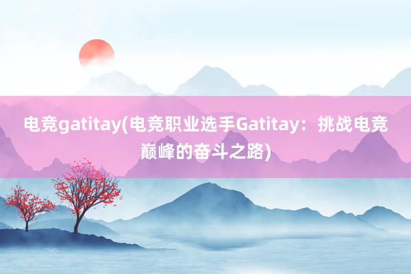 电竞gatitay(电竞职业选手Gatitay：挑战电竞巅峰的奋斗之路)